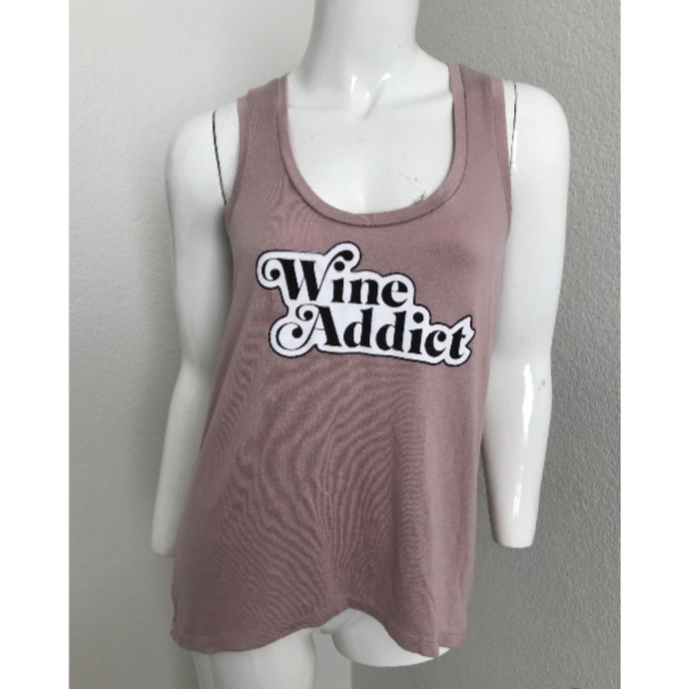 Express One Eleven Wine Addict Purple XS Racerback